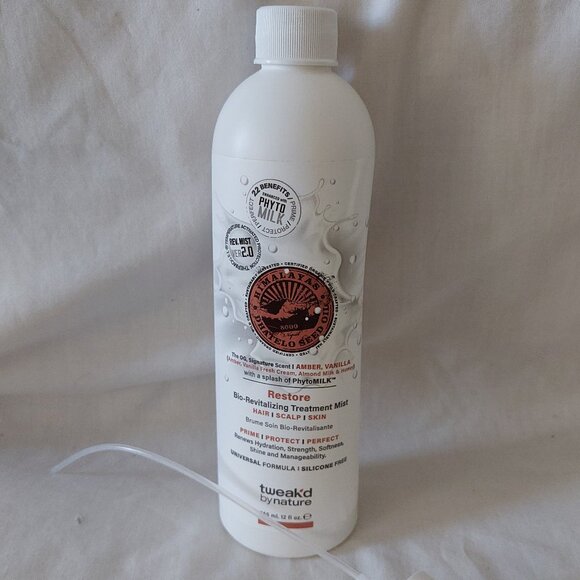 Tweak'd Nature Restore Revitalizing Hair Mist Amber Vanilla bio-revitalizing - Picture 1 of 2